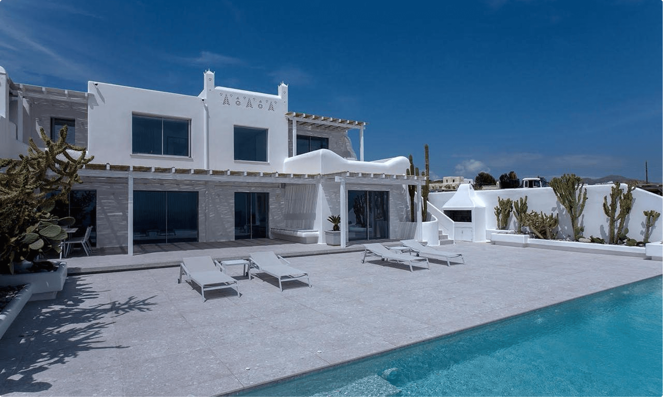 House on Mykonos Island — property photography