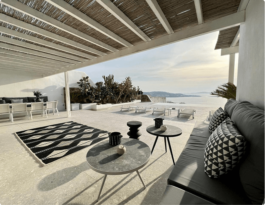 House on Mykonos Island — interior detail placeholder