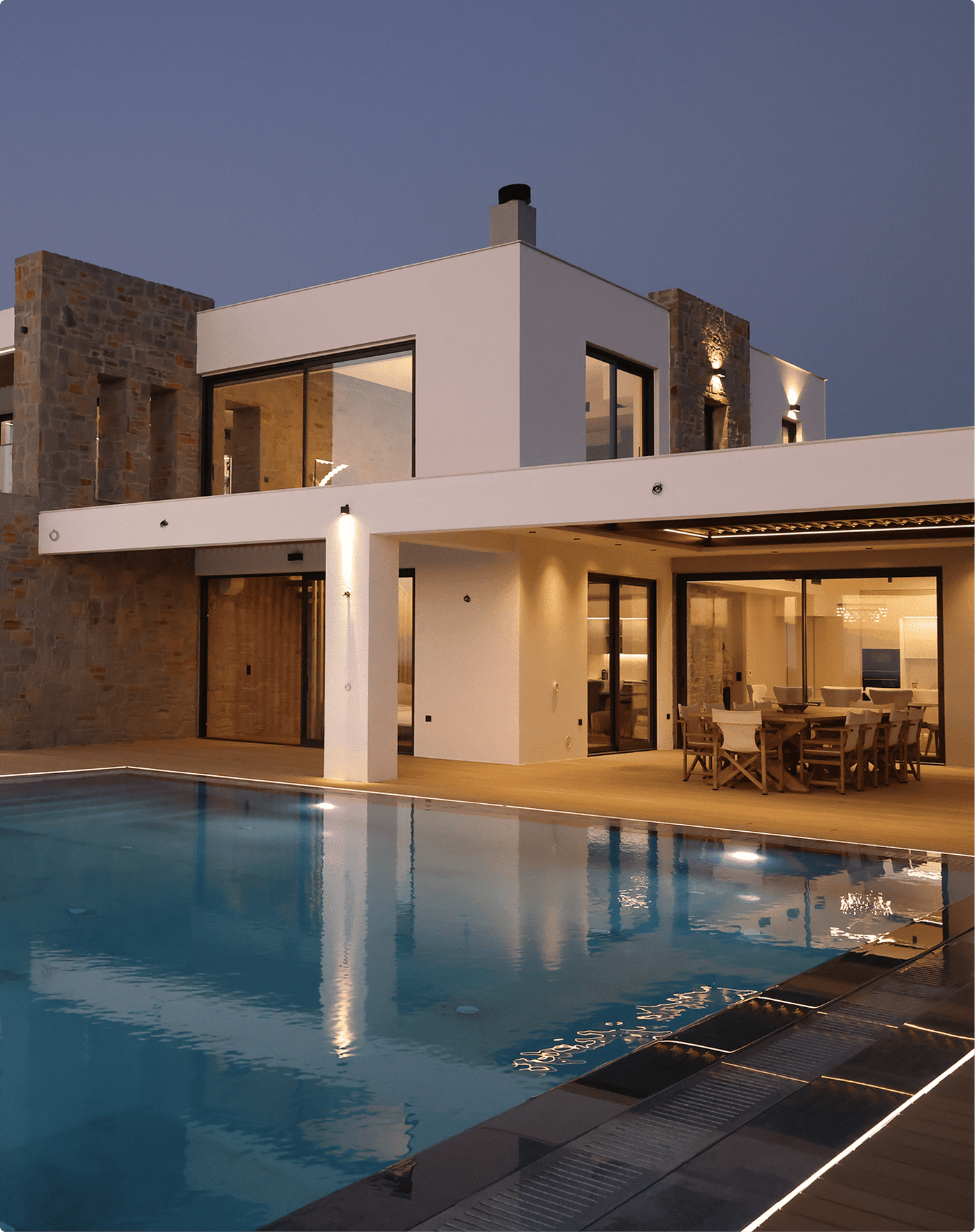 Modern Villa in Sani — property photography